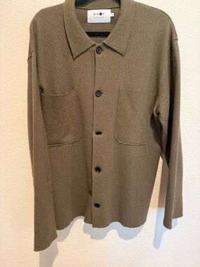 NN07 Men’s Olive Shirt Jacket – Lightweight Overshirt
